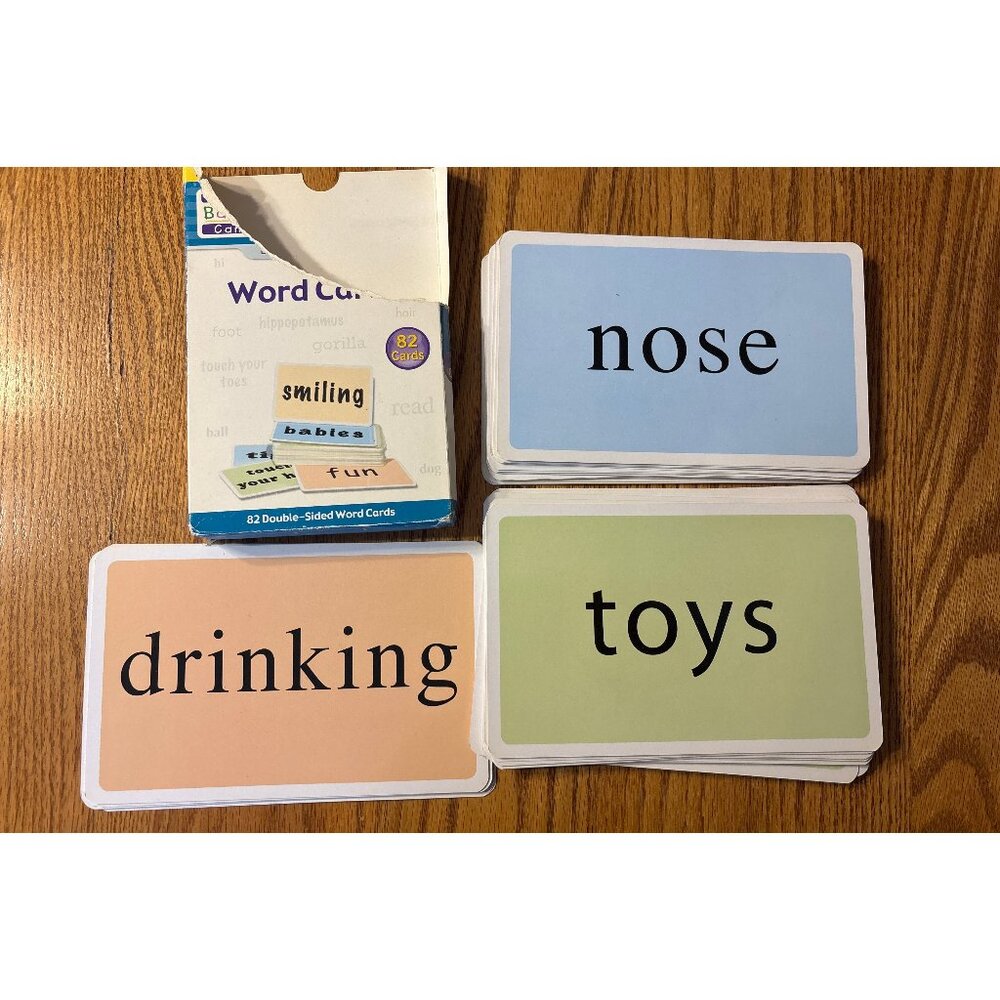 Smiling Babies Word Cards – Set of‎ 82 Double-Sided Cards
